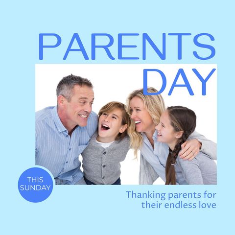 Parents Day Celebration with Joyful Family Embrace - Download Free Stock Templates Pikwizard.com