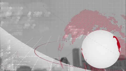 Global Data Analysis with Spinning Digital Globe