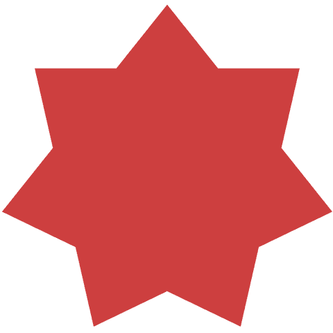 red star shape with transparent background design element - Download Free Stock Videos Pikwizard.com