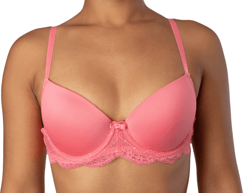 Transparent Background Pink Bra for Breast Cancer Awareness