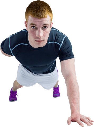 transparent rugby player performing one-handed push up - Download Free Stock Videos Pikwizard.com
