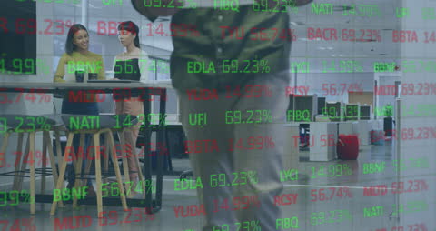 Diverse Professionals Discussing in Modern Office