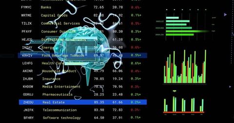 artificial intelligence managing big data analytics - Download Free Stock Images Pikwizard.com