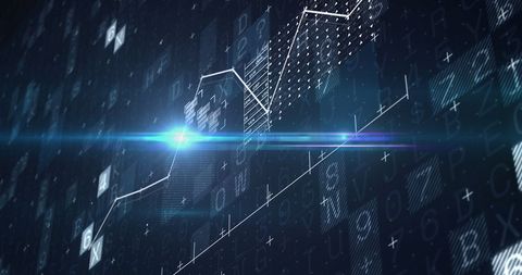 Financial Data Analyzing with Abstract Digital Concept - Download Free Stock Images Pikwizard.com
