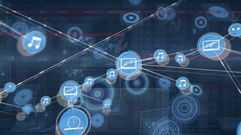 Digital Music Network with Abstract Data Web