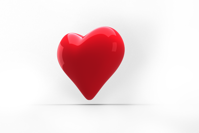 Red Shiny 3D Heart Icon on Transparent Background - Download Free Stock Videos Pikwizard.com