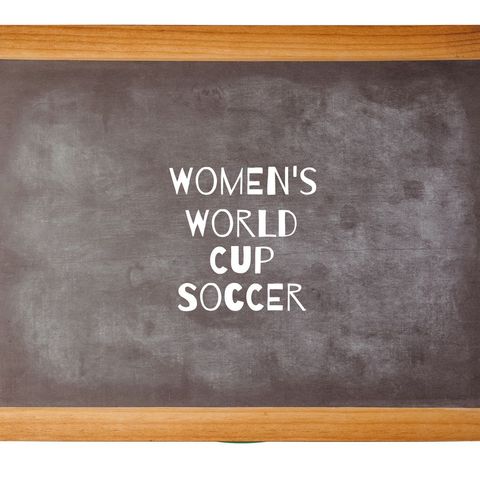 women's world cup soccer text on chalkboard - Download Free Stock Templates Pikwizard.com