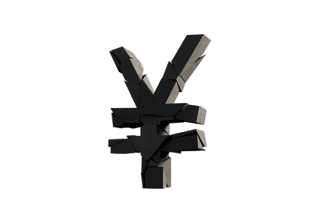 3D Shattered Yen Symbol with Transparent Background - Download Free Stock Videos Pikwizard.com
