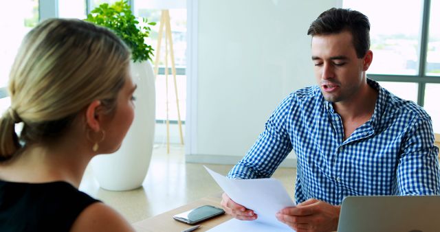 Young Professional Conducting Job Interview - Download Free Stock Images Pikwizard.com