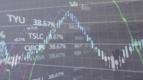 Dynamic Animation with Financial Data and Charts Overlay
