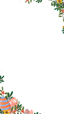 Festive Easter Egg and Foliage Border with Transparent Background - Download Free Stock Videos Pikwizard.com