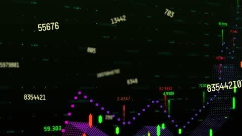 Digital Financial Data Processing with Glistening Numbers