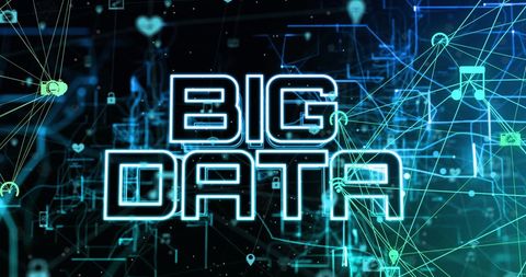 Big Data Processing with Digital Interface Concept - Download Free Stock Images Pikwizard.com