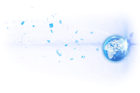 blue globe with digital light streams on transparent background - Download Free Stock Videos Pikwizard.com