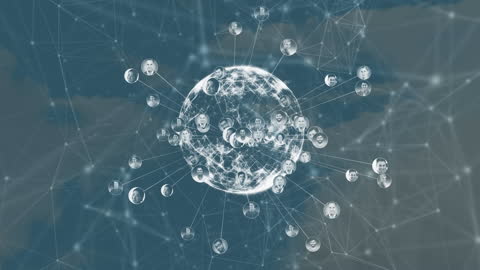 Digital Network Visualization with Global Connections