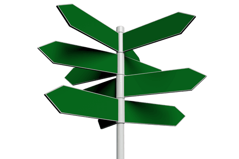 transparent green directional blank signpost arrows - Download Free Stock Videos Pikwizard.com