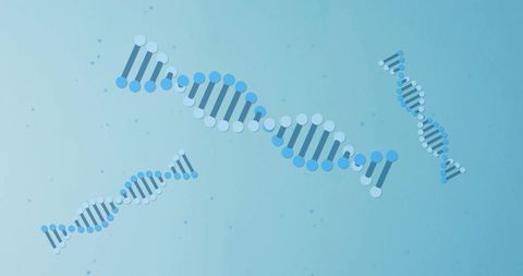 Abstract DNA Strands and Tech Elements on Digital Interface - Download Free Stock Images Pikwizard.com