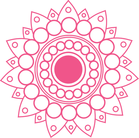 pink transparent mandala featuring symmetrical geometric patterns - Download Free Stock Videos Pikwizard.com