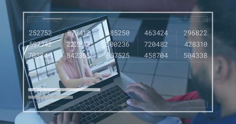 Data Analysis During Business Video Call Meeting - Download Free Stock Images Pikwizard.com