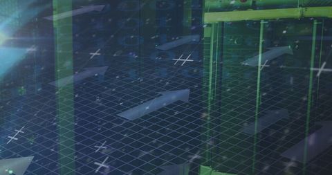 Digital Data Processing with Server Grid and Arrows Symbolism - Download Free Stock Images Pikwizard.com