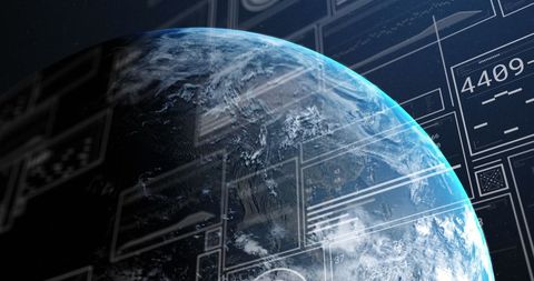Innovative Digital Data and Network Concept Over Earth - Download Free Stock Images Pikwizard.com