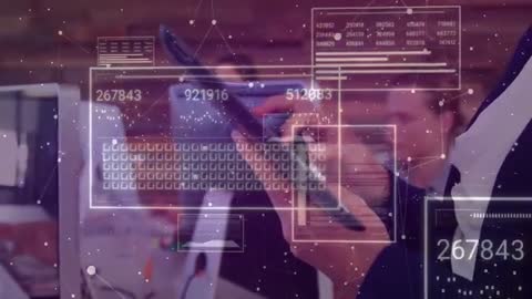 Digital Innovation Collaboration Concept in Modern Office