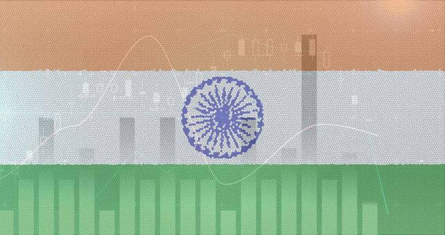 COVID-19 Statistics Analyzed Over Indian Flag Background - Download Free Stock Images Pikwizard.com