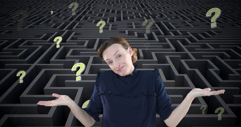 Uncertainties Amidst Complex Maze Illustrating Decision-Making Challenges - Download Free Stock Images Pikwizard.com