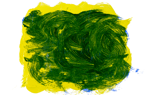 green and yellow abstract paint strokes on transparent background - Download Free Stock Videos Pikwizard.com