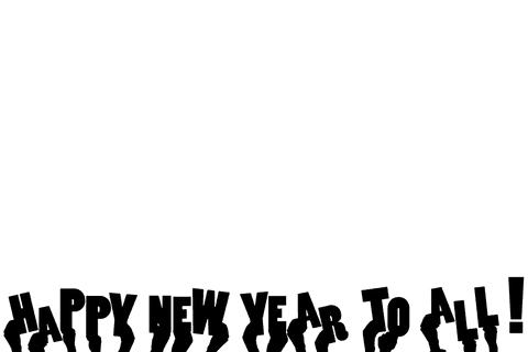 Celebratory New Year Wishes Black Text on Transparent Background - Download Free Stock Videos Pikwizard.com