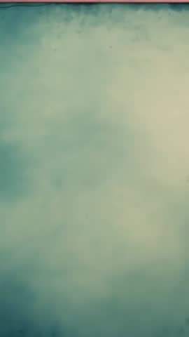 Vertical video showing pale green textured wall gaining pink top trim with vintage patina