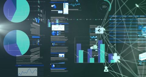 Visualizing Big Data Analysis with Interactive Graphs and Charts - Download Free Stock Images Pikwizard.com