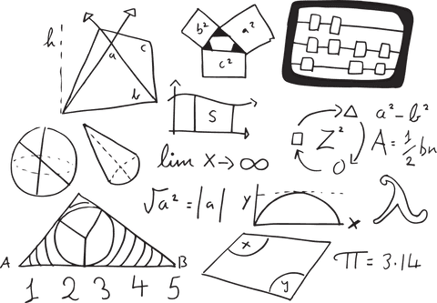 transparent geometric sketch with abacus - Download Free Stock Videos Pikwizard.com