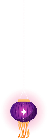 transparent hanging lantern with pink glowing halo and tassels - Download Free Stock Videos Pikwizard.com
