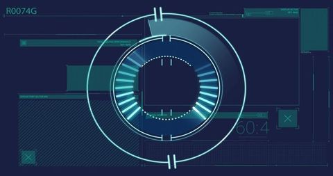 Futuristic HUD Interface Technology Concept