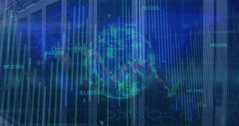 Globalization and Network Security Concept with Data Visuals - Download Free Stock Images Pikwizard.com