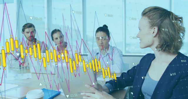 Business Team Discussing Financial Data Analysis in Office - Download Free Stock Images Pikwizard.com