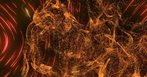 Dynamic Abstract Particles and Light Streaks on Motion - Download Free Stock Images Pikwizard.com