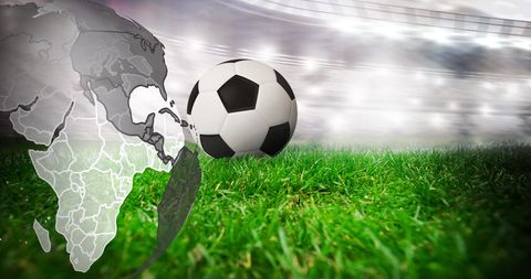 Global Soccer Championship Concept with Globe and Football - Download Free Stock Images Pikwizard.com