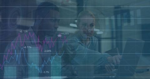 Business Team Analyzing Financial Graphs on Laptop for Progress Planning - Download Free Stock Images Pikwizard.com