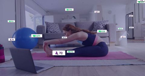 Digital Integration in Home Yoga Workout
