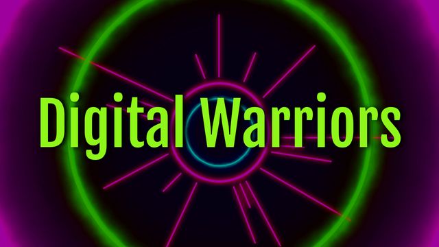 Neon Glow Digital Font Tech Enthusiast Graphic Cyber Theme - Download Free Stock Videos Pikwizard.com