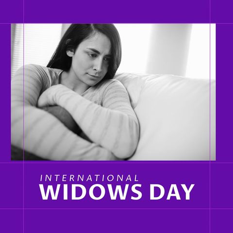Reflecting on Loneliness for International Widows Day - Download Free Stock Templates Pikwizard.com