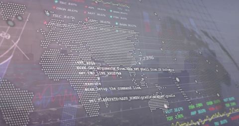 Global Data Processing and Analysis Concept with Cityscape - Download Free Stock Images Pikwizard.com