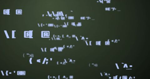 Dynamic Digital Numbers on Abstract Green Background - Download Free Stock Images Pikwizard.com