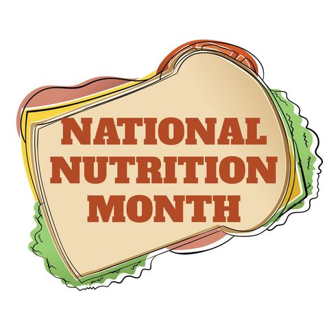 vibrant national nutrition month badge for health promotion - Download Free Stock Templates Pikwizard.com