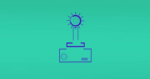 Minimalist Gamepad Icon on Green Background - Download Free Stock Images Pikwizard.com