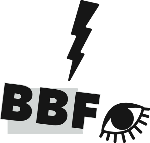 modern bbf alphabet design with lightning and eye on transparent layer - Download Free Stock Videos Pikwizard.com