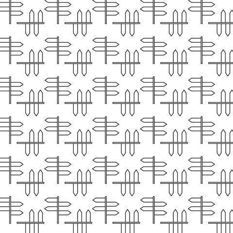 transparent pattern of blank signposts: travel directions illustration - Download Free Stock Videos Pikwizard.com