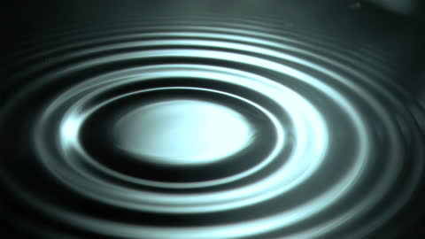 Water Ripple Patterns with Green Light